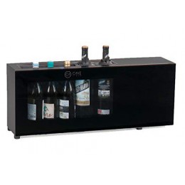 Expositor de barra para 6 botellas de vino - Refrigeración compresor