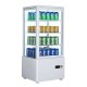Vitrina frigorífica vertical 78L color blanco