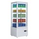 Vitrina frigorífica vertical 98L color blanco