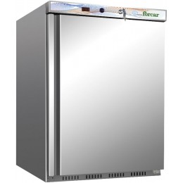 Mini armario refrigerado 130L acero inoxidable